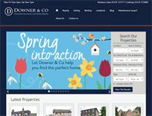 Tablet Screenshot of downer.co.uk